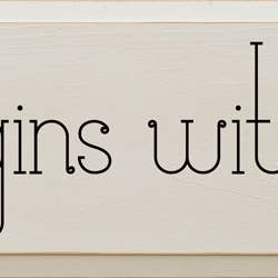 SAWDUST CITY – Sinal por atacado – A paz começa com um sorriso - Madre Teresa (fonte simples)6