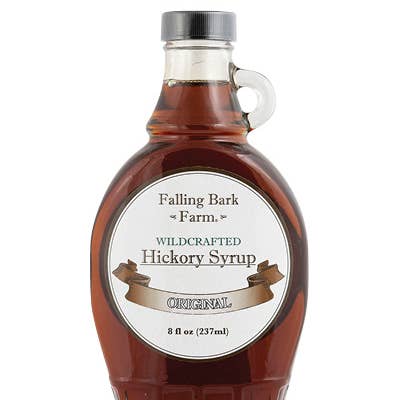 FALLING BARK FARM - Wholesale Maple Syrup - Original Hickory Syrup - 8 Oz