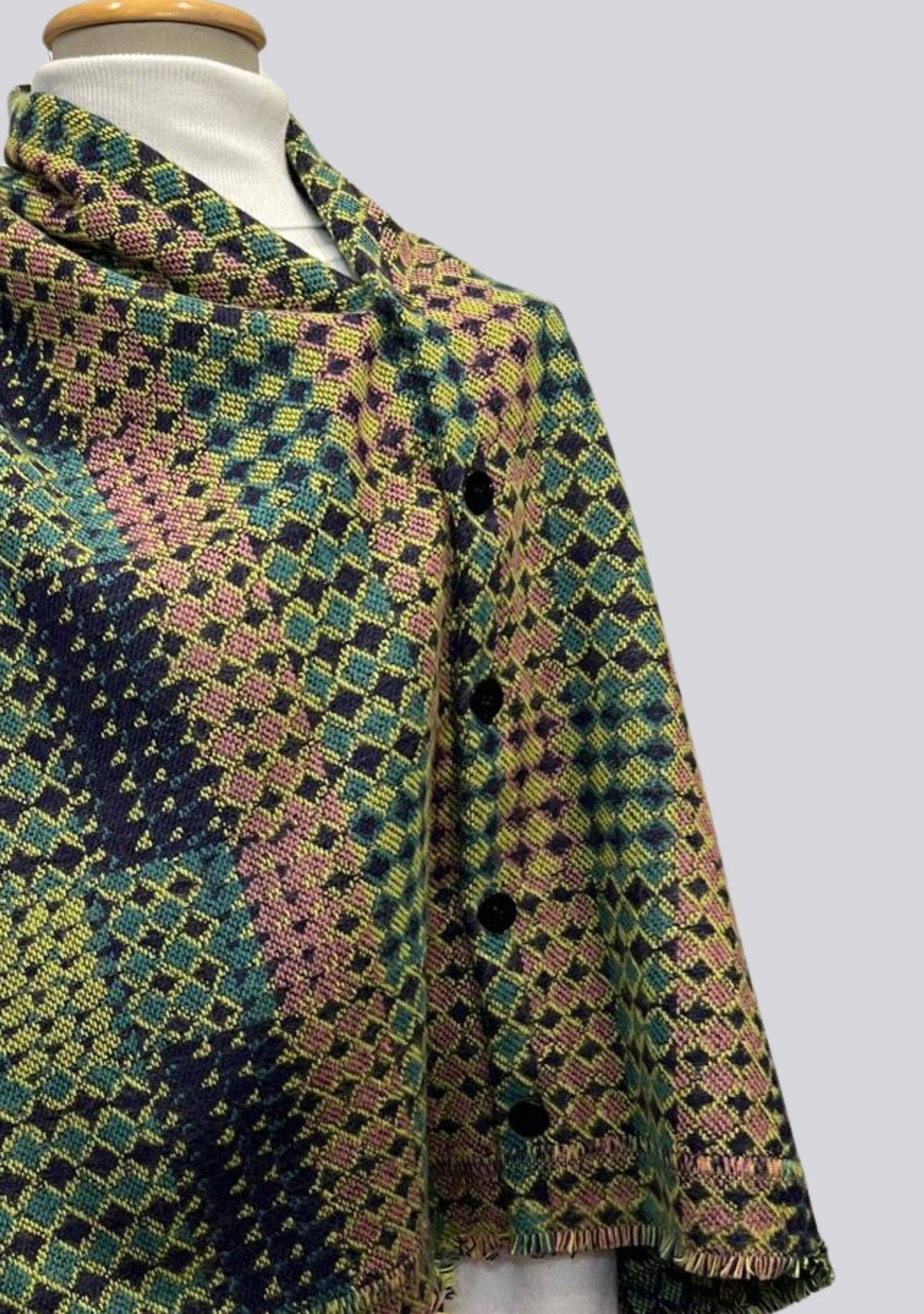 MADE IN SENS - Wholesale Poncho - Women's - PONCHO CERAMIC ANISE3