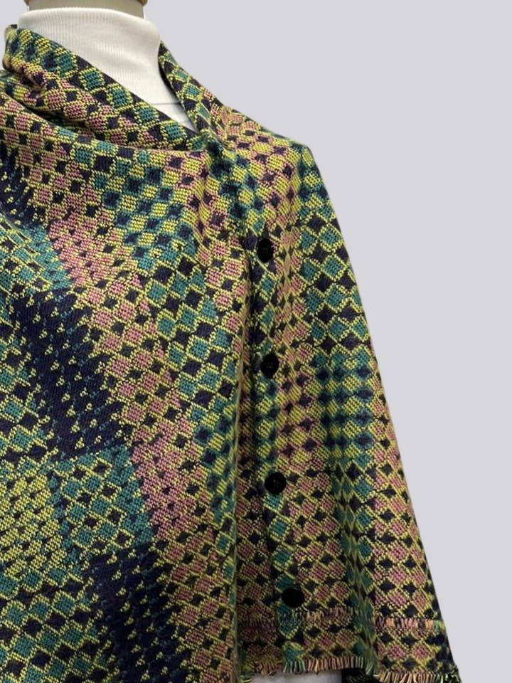 MADE IN SENS - Wholesale Poncho - Women's - PONCHO CERAMIC ANISE3