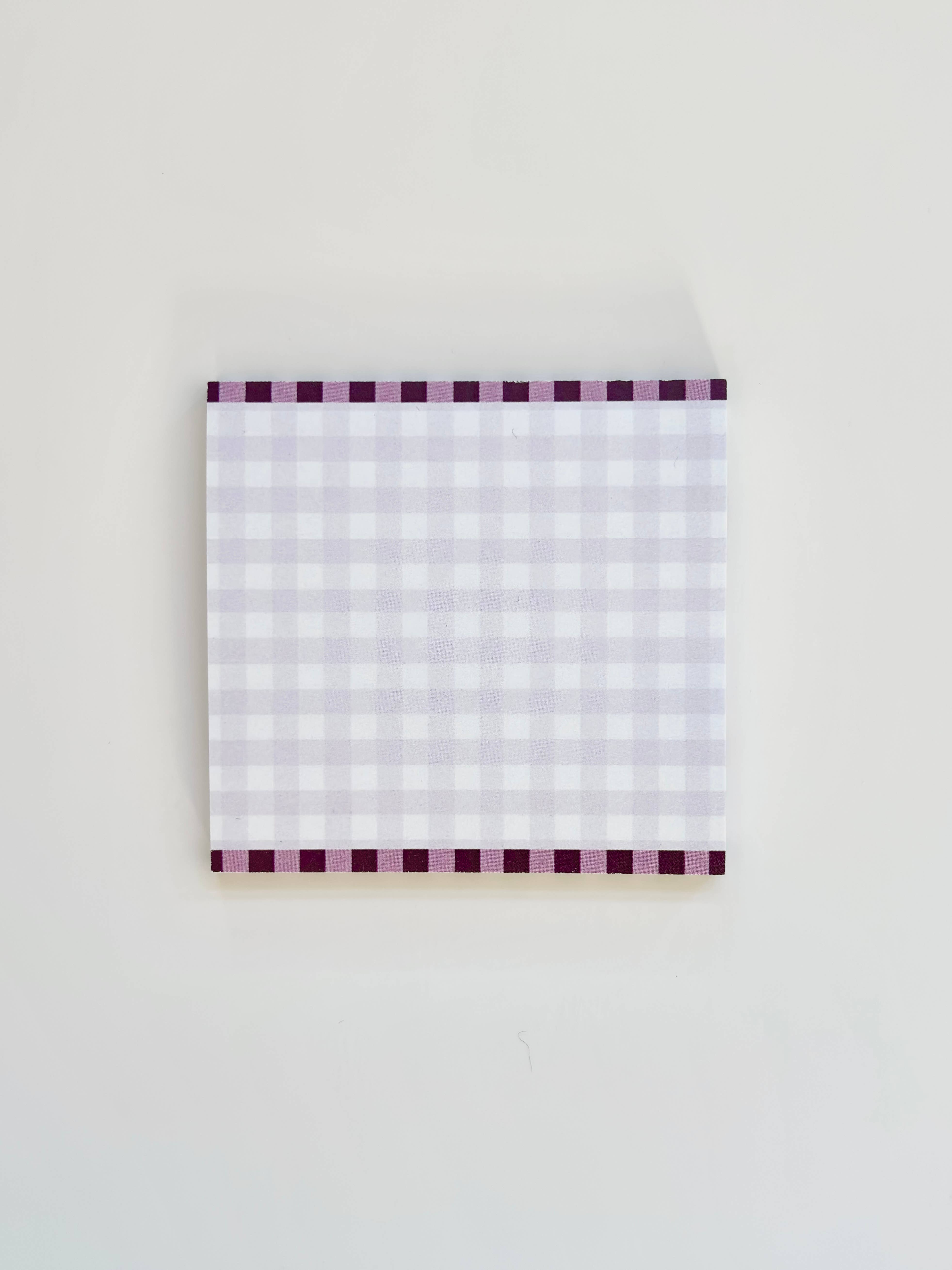coux coux creative - Wholesale Sticky Notes - Dash Gingham Post-It Notes3
