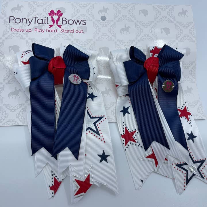 Star Spangled Hestehale Buer for engroshandel hos PonyTail Bows