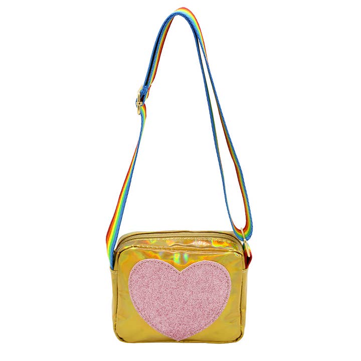 Sparkle Sisters by Couture Clips - Wholesale Crossbody Bag - Kids - Heart Purse