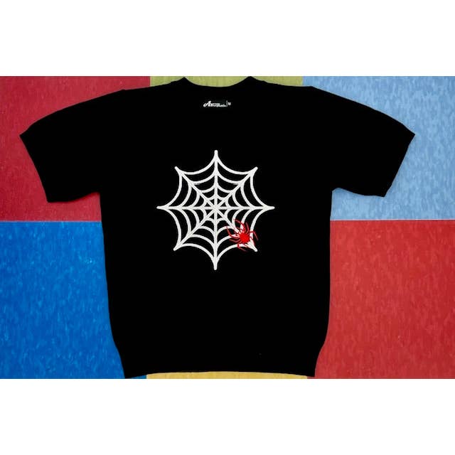 Astro Bettie - Wholesale Knit Sweater - Women's - Itsy Bitsy Spider Black Sweater