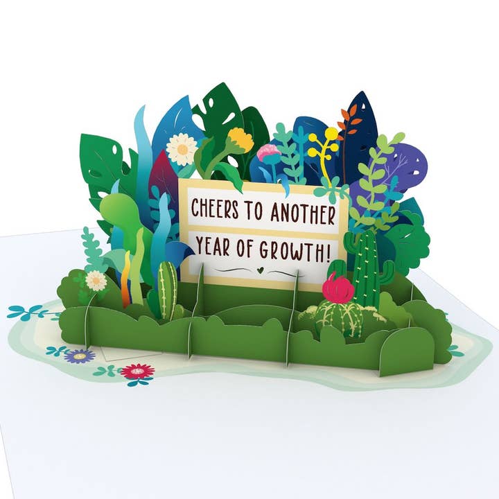 Happy Birthday Cacti: 4.5''x5.9'' Card, Birthday Cards for wholesale by Lovepop Cards