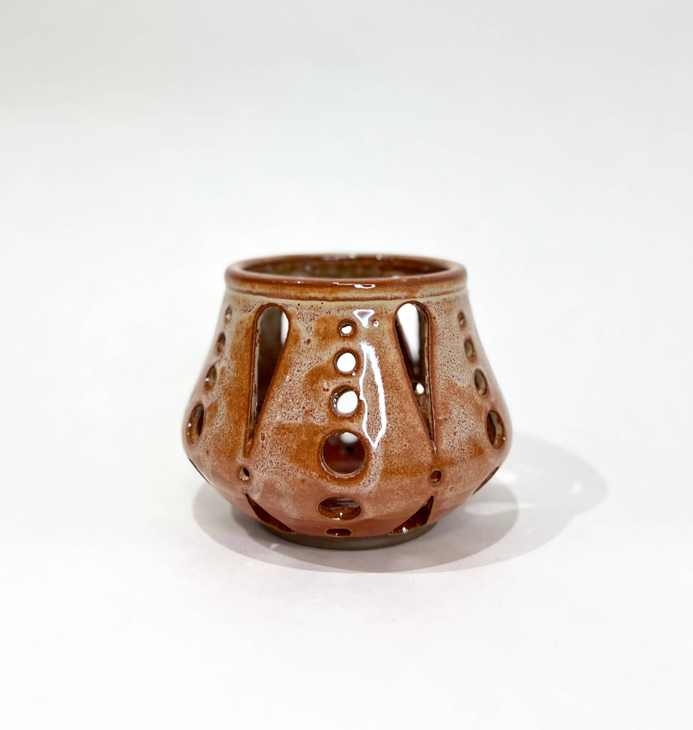 KF Stoneware - Wholesale Kaarsenhouder - Gesneden keramische votief, kaarsenhouder11