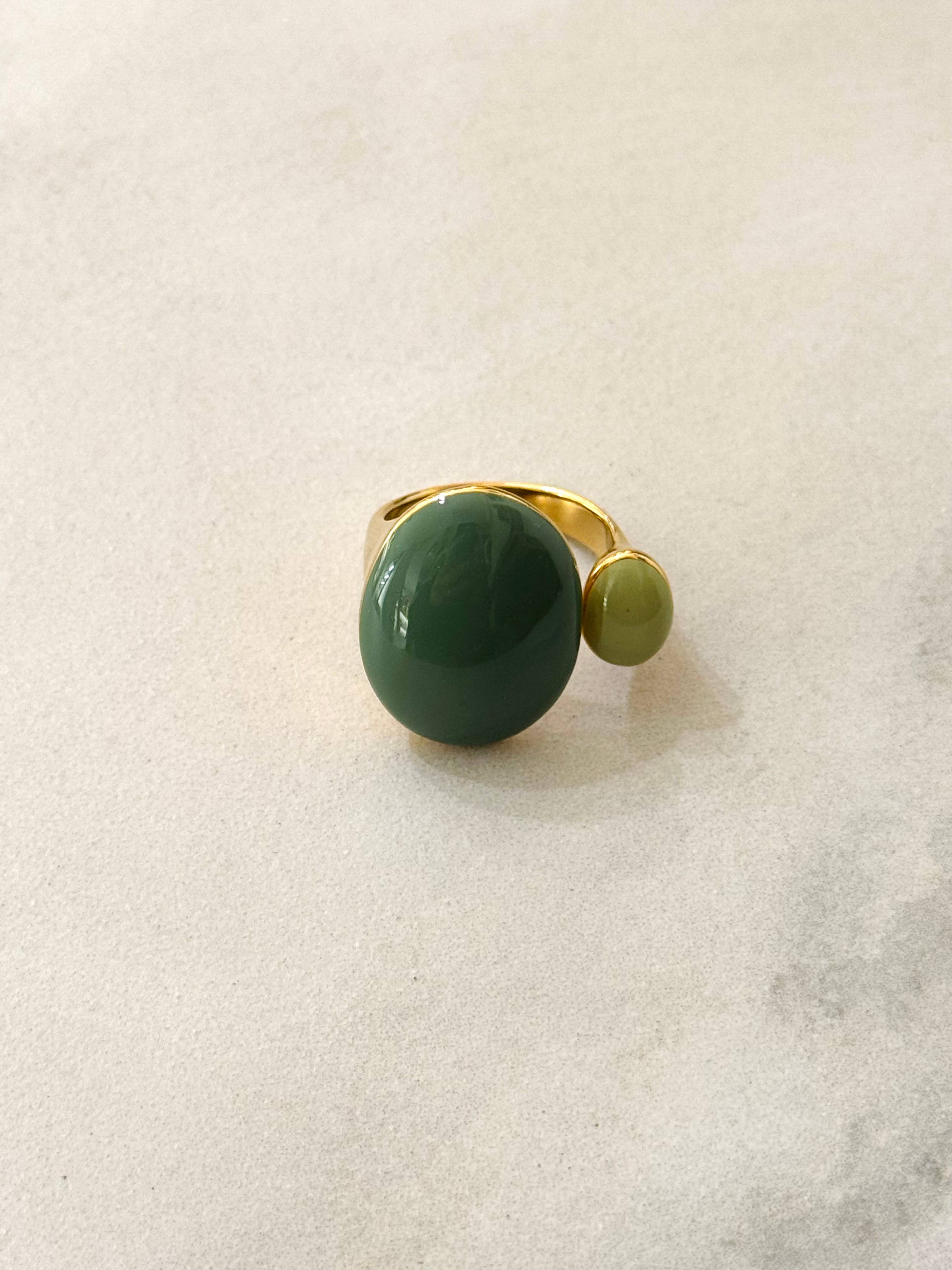 Cassette Barcelona - Wholesale Multi-Finger Ring - Morris Stainless Steel Enamel Ring0