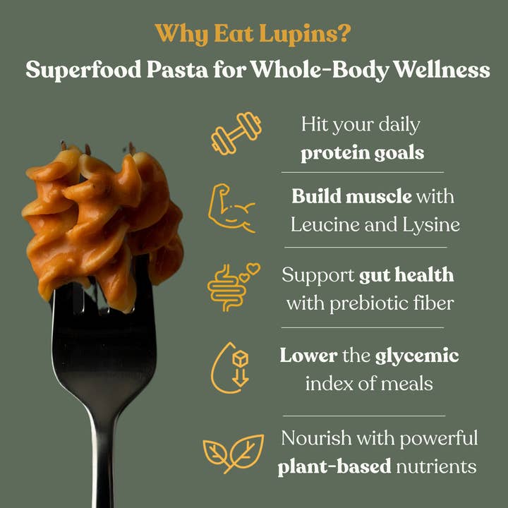 Chef's Kiss - Wholesale Pasta - Lupin Protein Rotini - Bulk 5lb Box 4