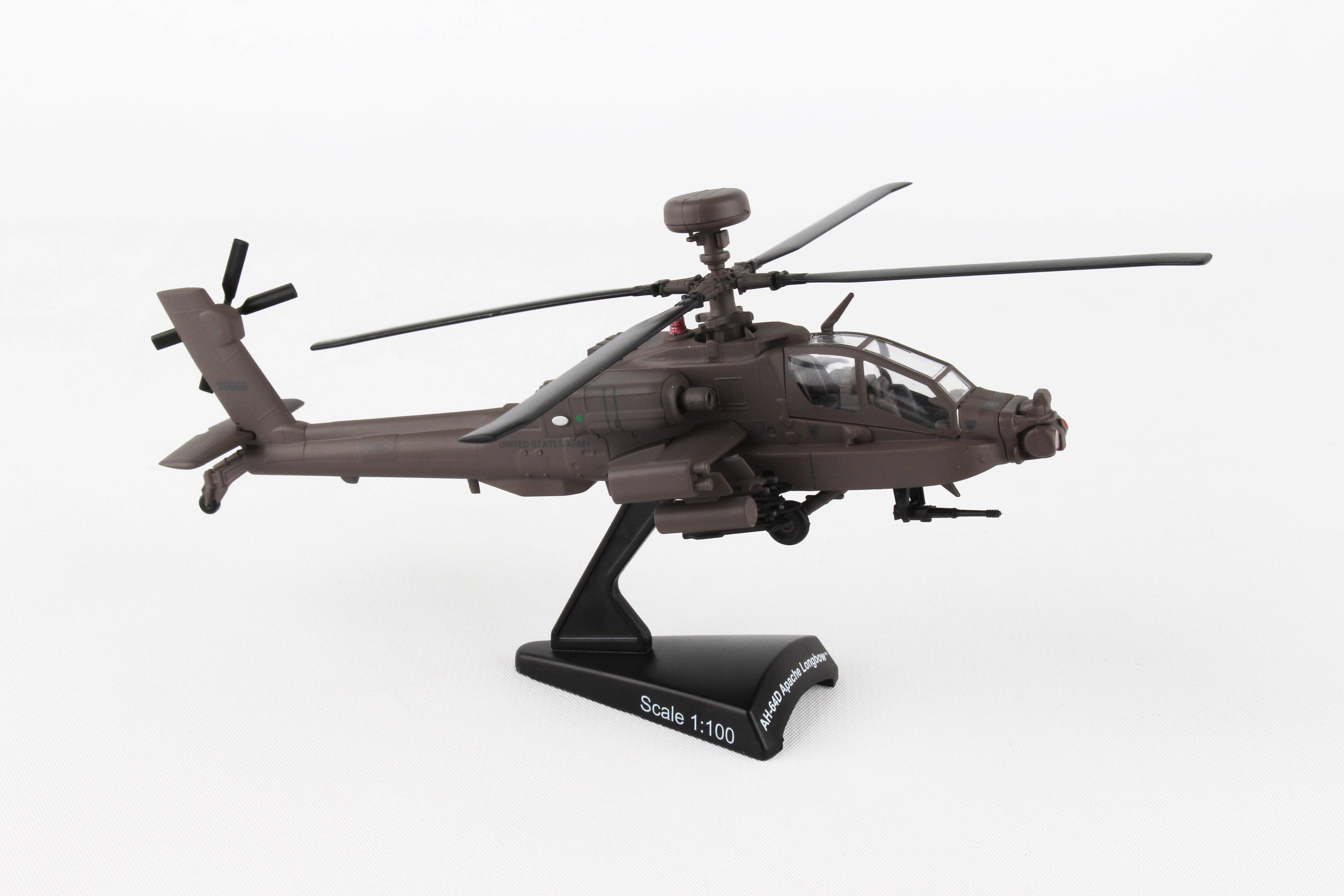 Daron Worldwide Trading - Venta al por mayor Figura decorativa - SELLO POSTAL PS5600 AH-64D APACHE LONGBOW 1/100