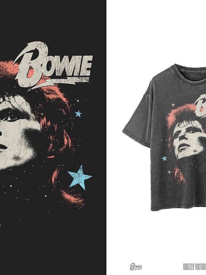 BOWIE STARS OVERSIZED TEE for wholesale by Prince Peter Collection
