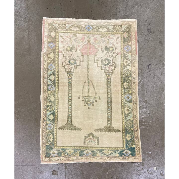 Tapete Oushak Turco Vintage | 4,1 x 6,3 por atacado de Vintage Loomz