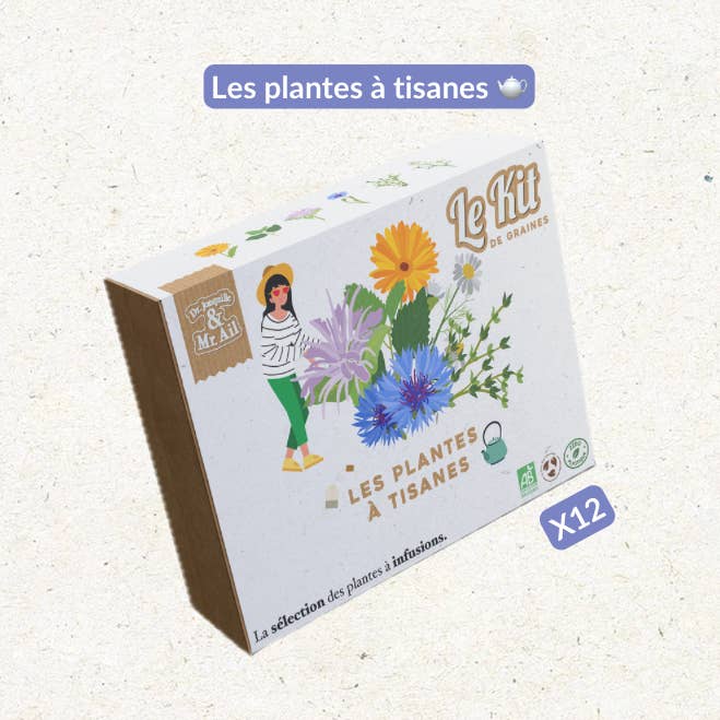 Le Piante da Tisana - Kit di giardinaggio tematico per la vendita all'ingrosso da parte di Dr. Jonquille & Mr. Ail