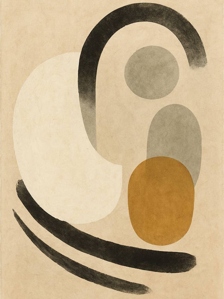 Beige Flow - Klassisk väggkonst för wholesale av FANNUR