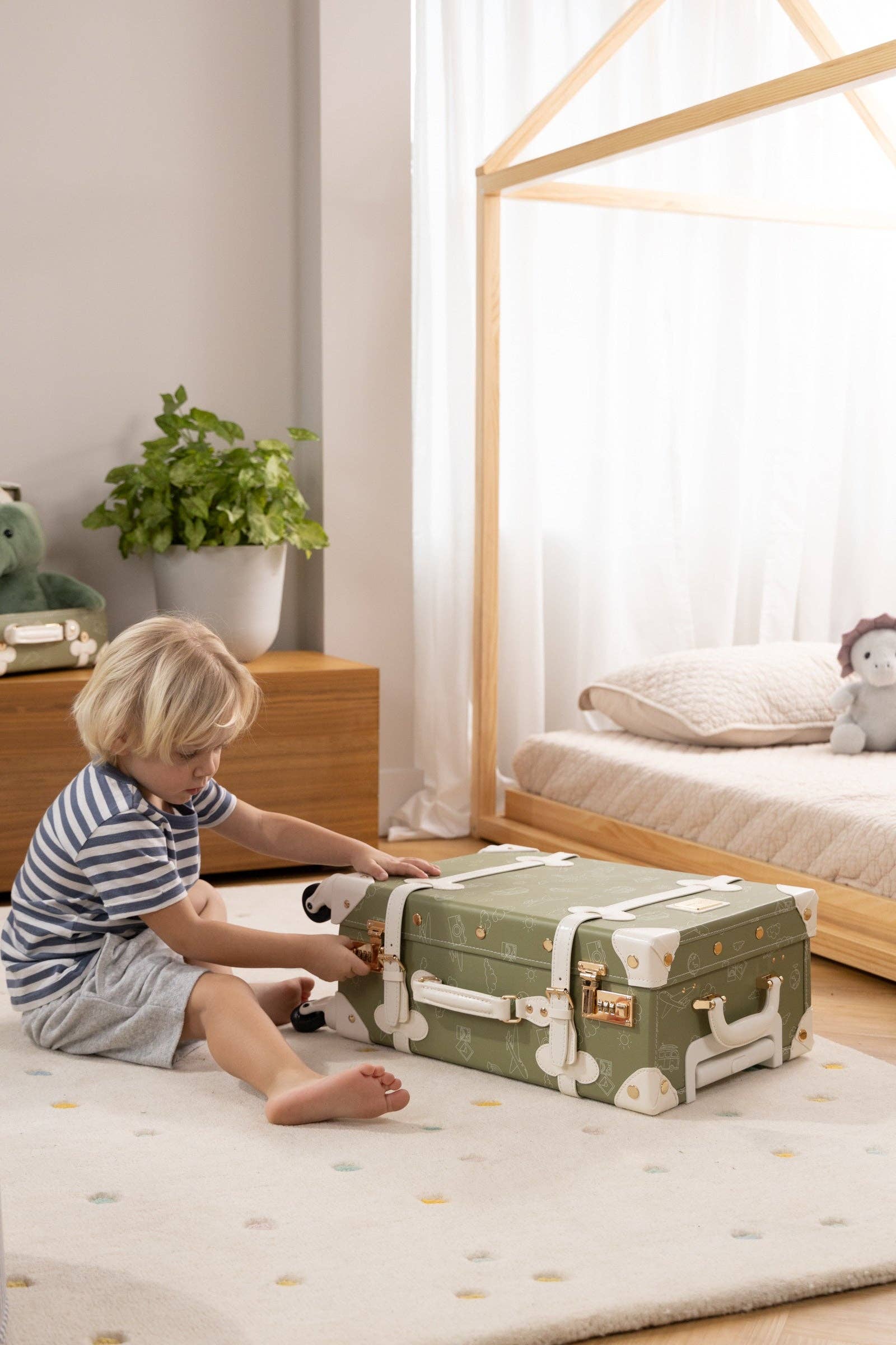 Coco Village – Bagagem - Crianças por atacado – Mala de Cabine em Pele Vegan - Viagem8