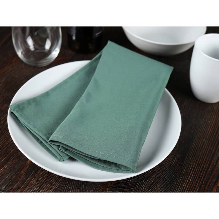 Arkwright Home - Wholesale Dinner & Cloth Napkin - 25 Pack of Poly Spun Solid Cloth Dinner Napkins - 20 x 20 in6