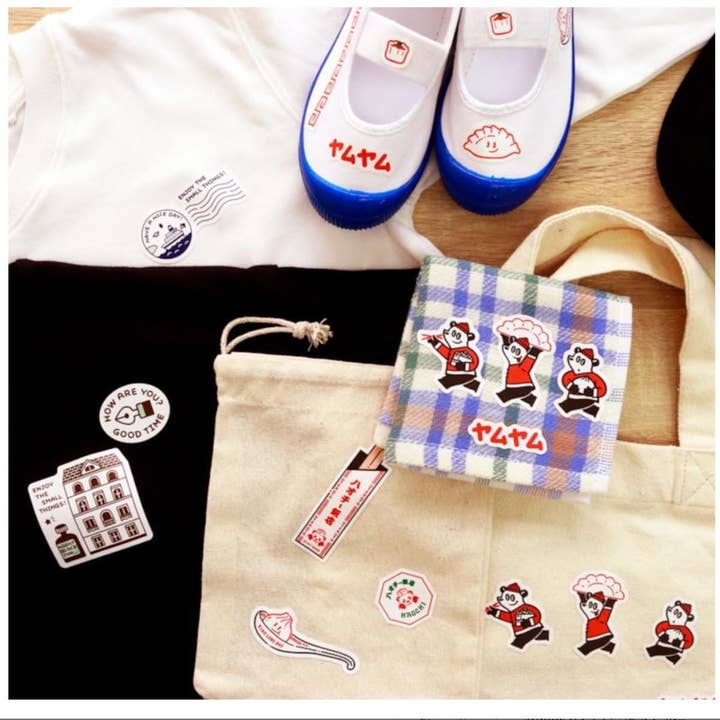 「FUNJI」In Japan - Wholesale Sticker - No-Iron Washable Obiwan × SANBY Multi-Surface Stickers3