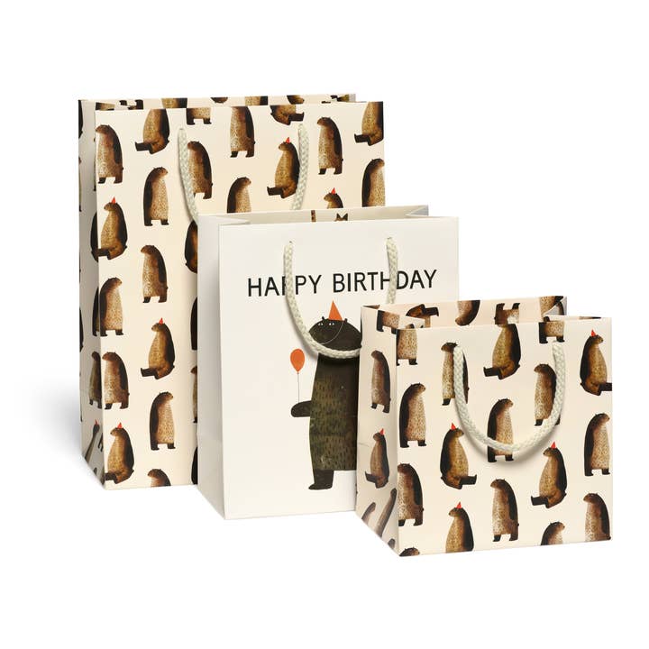 Red Cap Cards - Wholesale Gift Bag - Party Bear gift bags