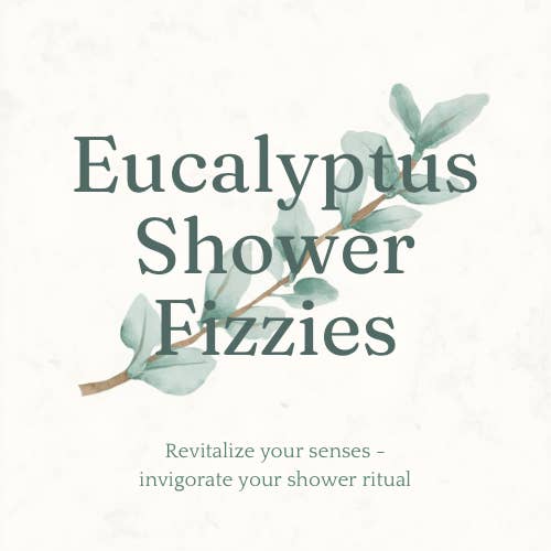 Eucalyptus Fizzies - Shower Melts for wholesale by Fizz Bizz LLC