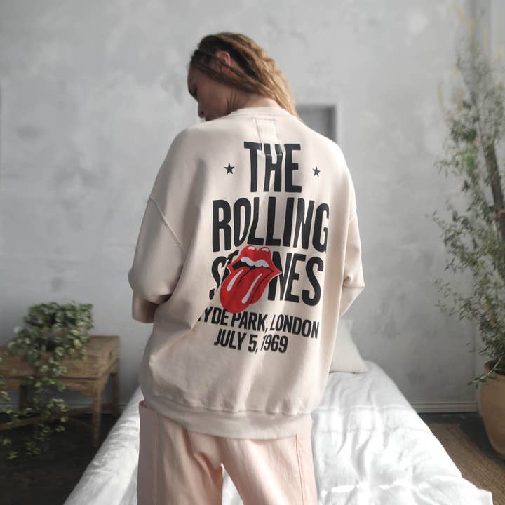 Life Clothing Co - Wholesale Graphic sweatshirt – Women’s - Rolling Stones Hyde Park 69' Sweatshirt