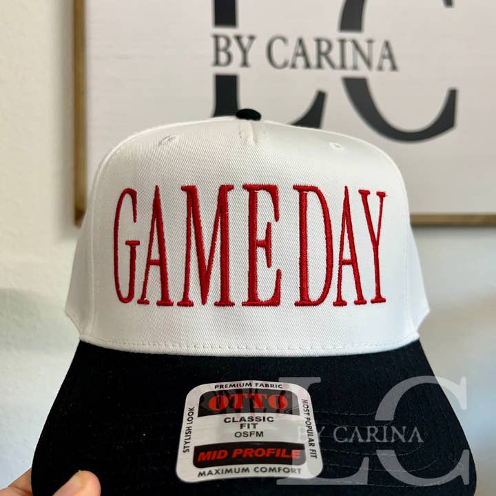 LC by Carina - Venta al por mayor Gorra trucker - Mujer - Gorra Bordada para el Día del Partido | Gorra de Mamá Deportiva | Fútbol Americano