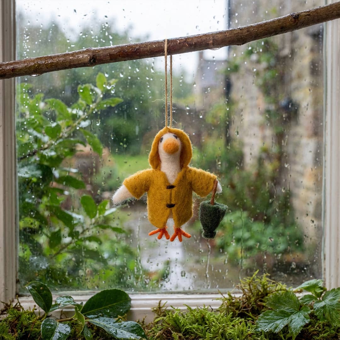 Felt So Good β wholesale Ornament β Handmade Felt Puddles the Goose Hanging Decoration