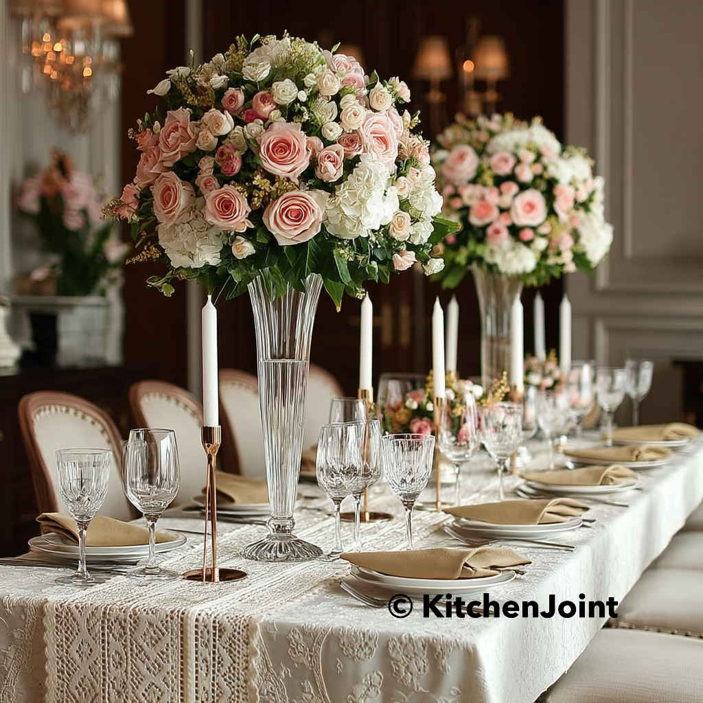 kitchenjoint – wholesale Table runner – Crochet Lace Table Runner – Handmade Boho Elegance | Neutral1