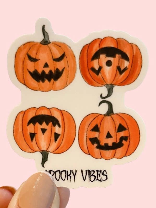 Spooky Vibes klistermärke | vattentät slitstark klistermärke för wholesale av ReggieDesignCo