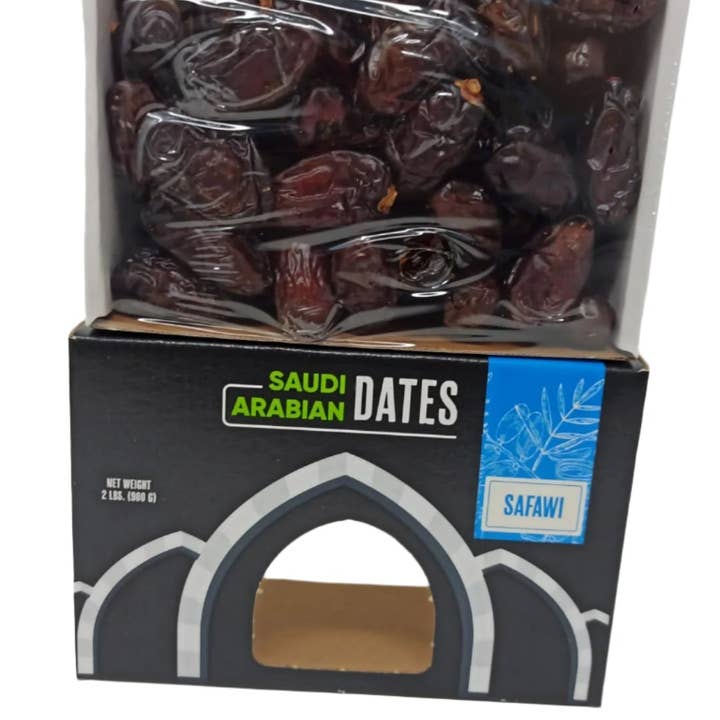 CASTLE FARMS SAFAWI DATES 2LBS (8X900G) for wholesale by SaniLLC