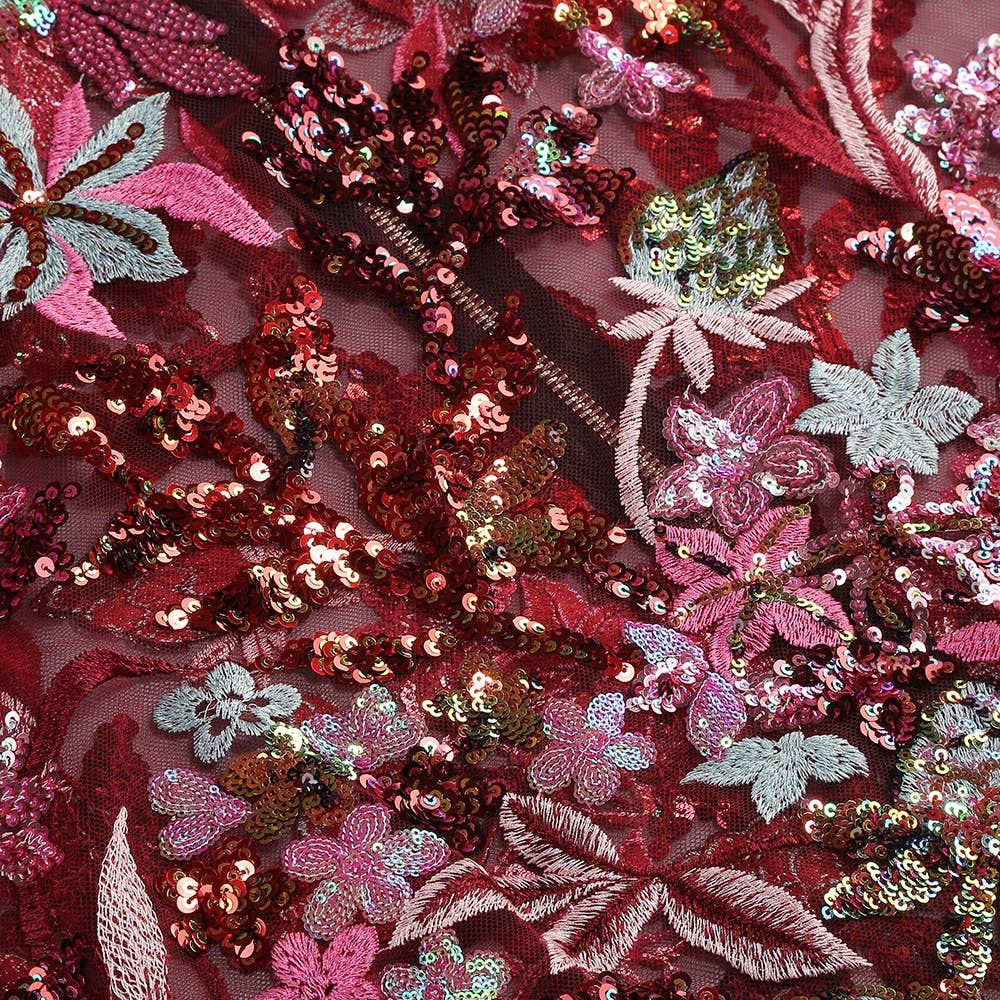 Productseeker - Wholesale Gown - Women's - DR578 Elegant Off-Shoulder Floral Embroidered Sequin Dress15