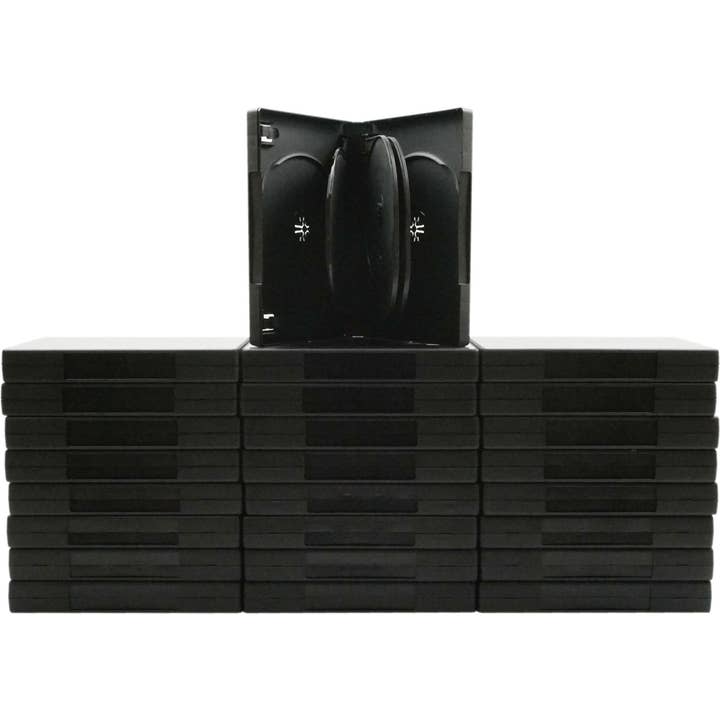 Square Deal Recordings & Supplies - Wholesale Jewelry Box/Organizer - Cases - DVD 7-Disc Capacity - With Hinged Trays - 27mm
