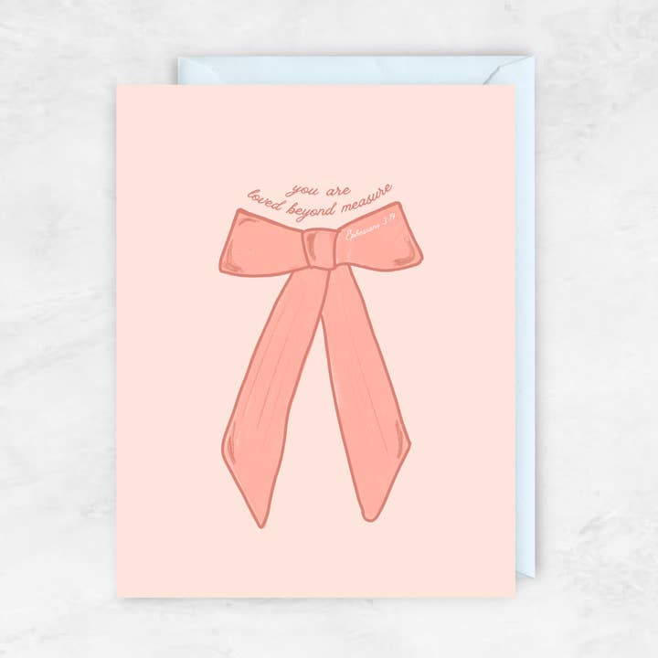 You Are Loved Beyond Measure (Ephesians 3:19) for wholesale by E Calligraphy Cafe