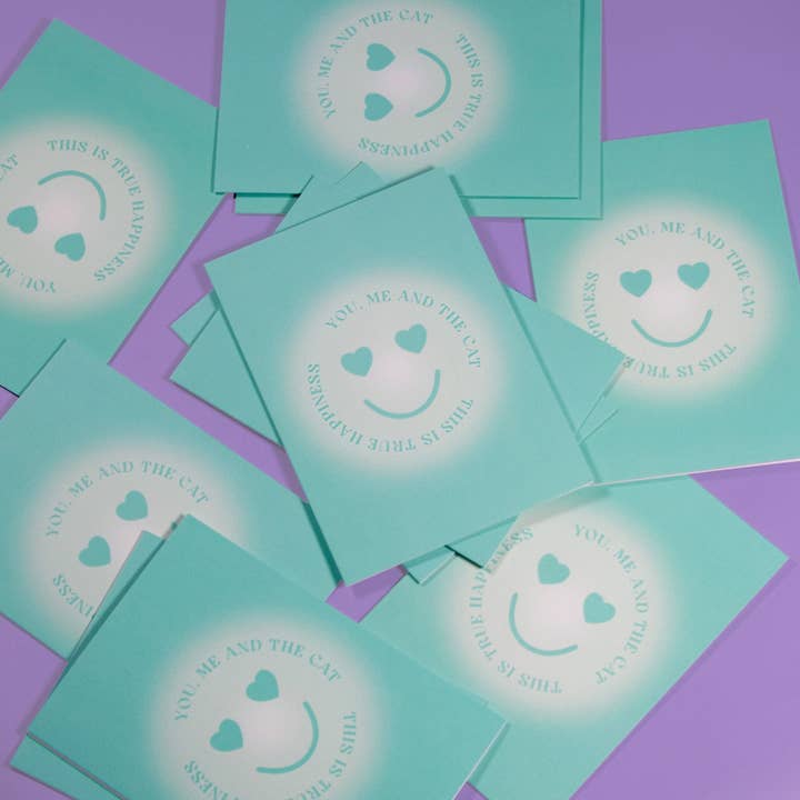 “You and Me” Greeting Card 💜 for wholesale by Pet Pwr Srls