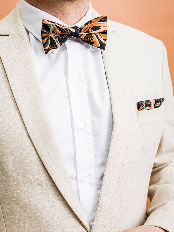 Bow Tie - Grass Tree Black for wholesale by Peggy and Finn