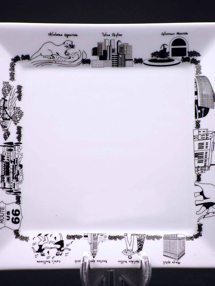 Tulsa kleine vierkante plaat voor wholesale door The Dish