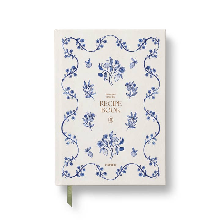 Guided Recipe Journal, A5 Hardcover - Ceramic for wholesale by Papier