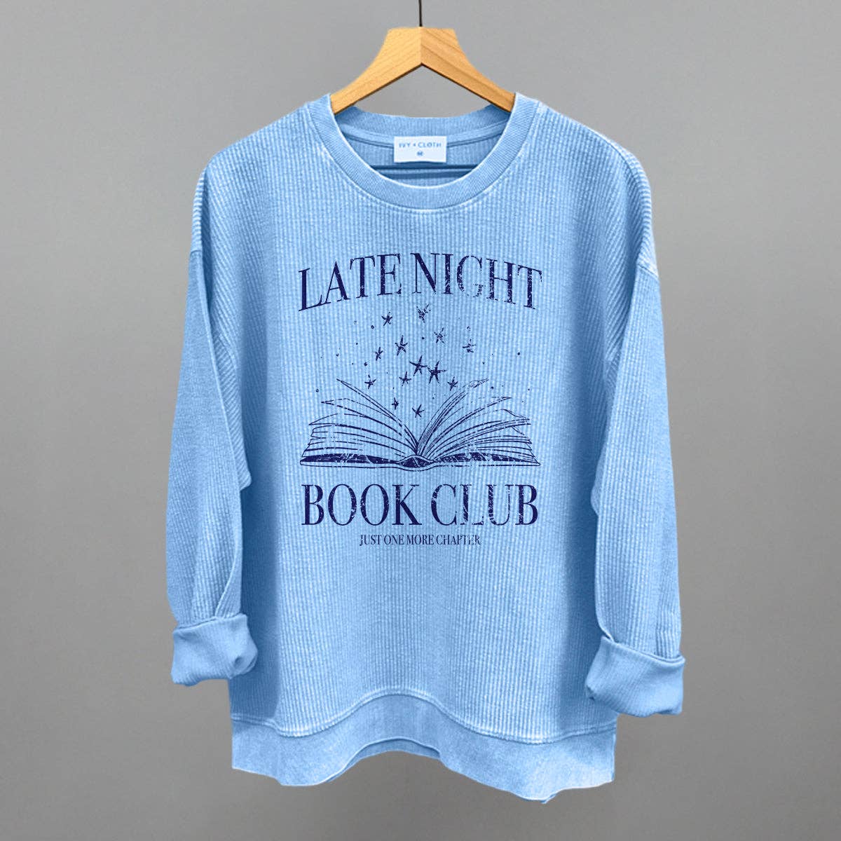 Ivy + Cloth - Wholesale Graphic Sweatshirt - Women's - Late Night Book Club7
