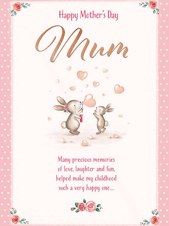 Carte de fête des mères, Maman, Maman & lapin pour la vente par Piccadilly Greetings