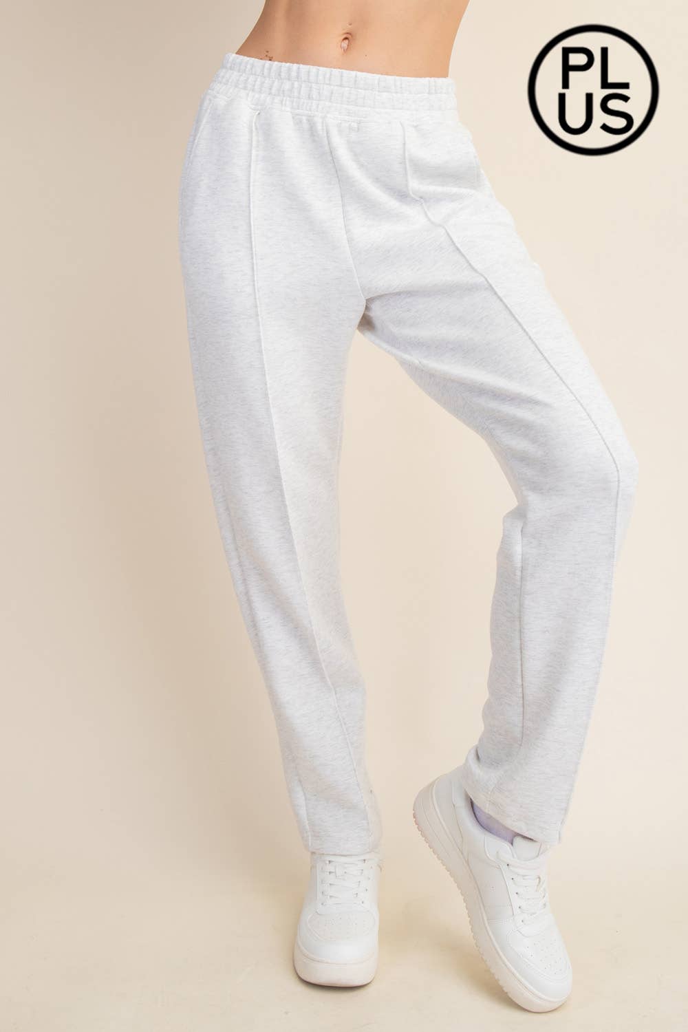 Rae Mode - Wholesale Broek - Dames - PLUS SIZE MODAL SCUBA PINTUCK BROEK19