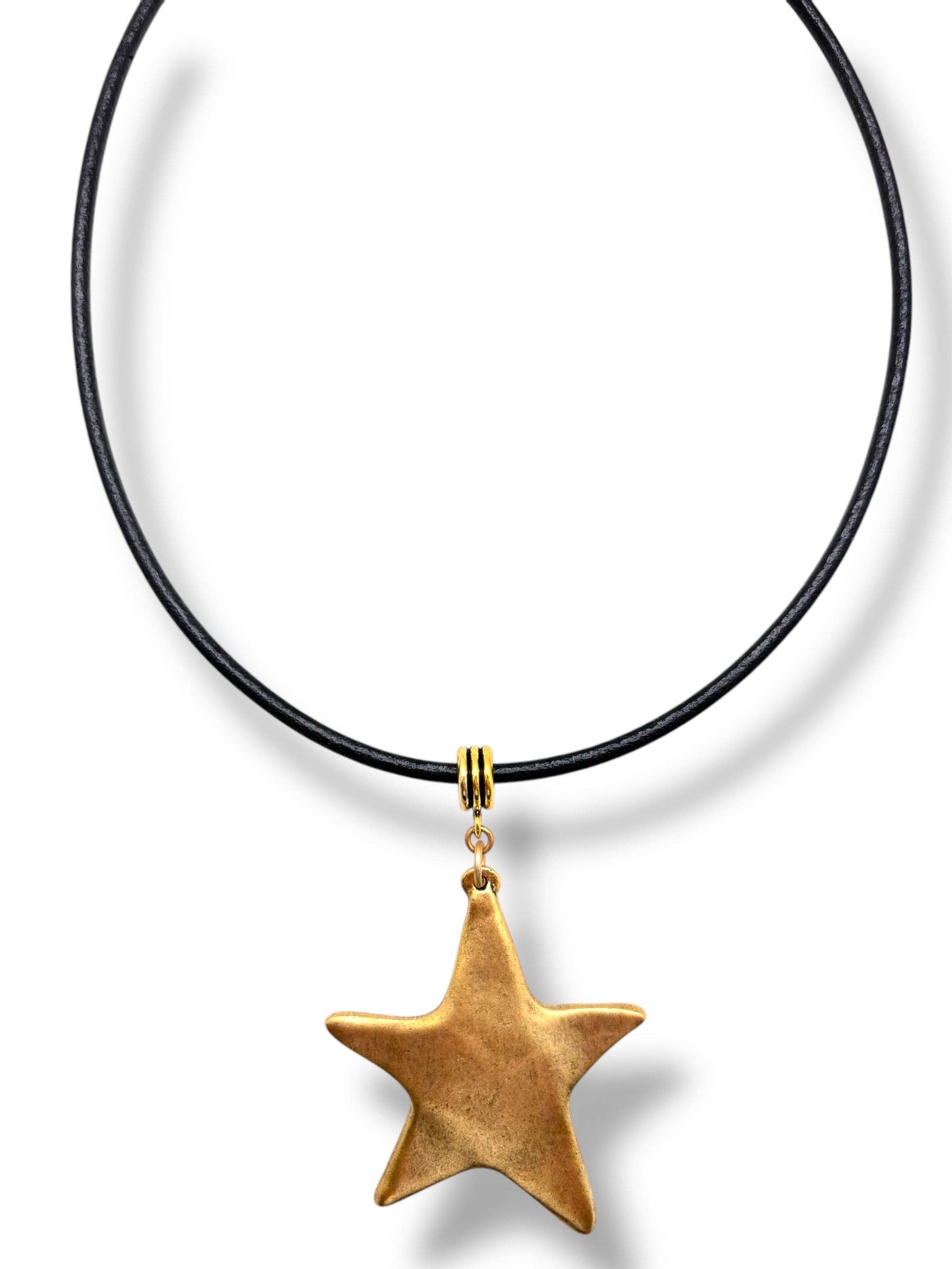 Shiver + Duke - Wholesale Pendant/Charm Necklace - Nova Leather Necklace3