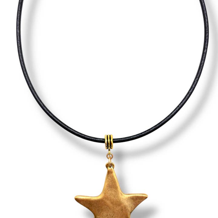 Shiver + Duke - Wholesale Pendant/Charm Necklace - Nova Leather Necklace3