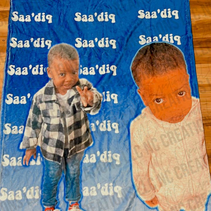 Custom Fleece Blanket for wholesale by NC Creations