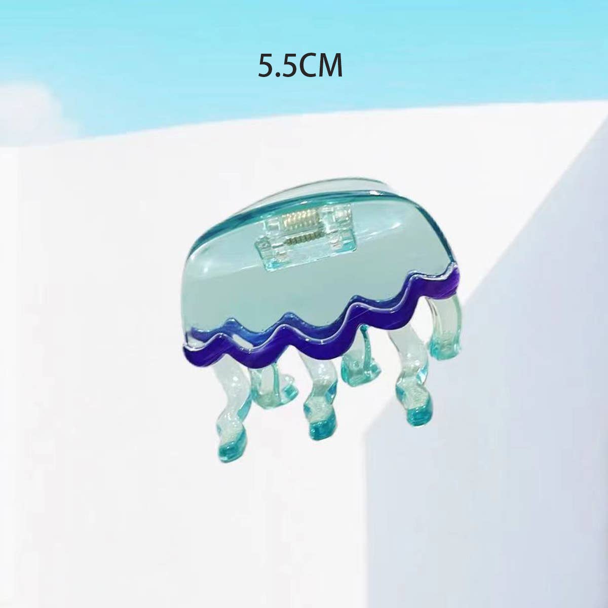ACCITY - Wholesale Hair Clip - Women's - OCEAN BEACH FISH SEASHELL ACRYLIC HAIR CLAW CLIPS _CWAHA05522