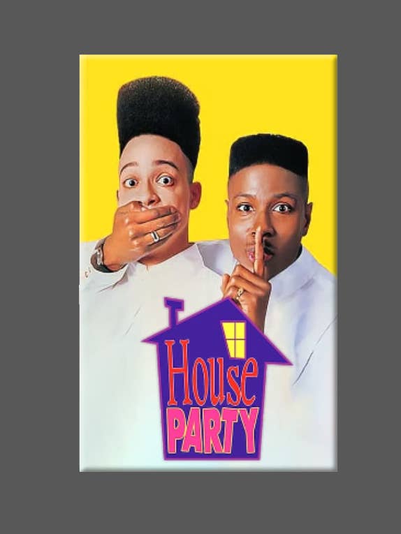 HOUSE PARTY, Magnet, Button, Mirror, Kid N Play for wholesale by Ba Ba Buttons