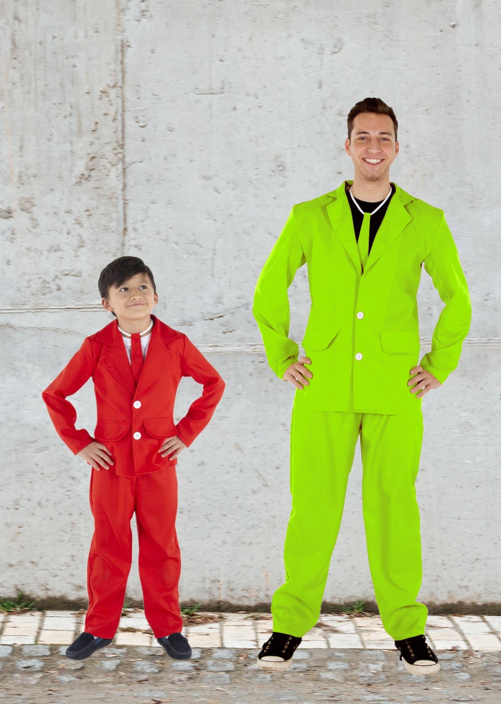 Dress Up America – Disfarce – Homem por atacado – Traje de Terno Neon Verde Limão 3 Peças - Adultos2