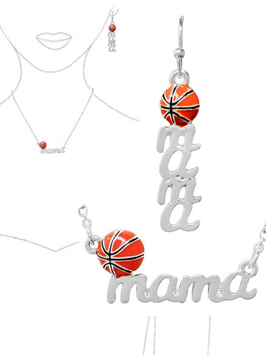 ( HX1073 ) SPORT THEME NECKLACE SET for wholesale by Jewelry Max