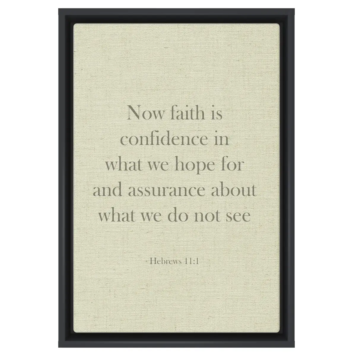 SPLASHWORKS - Wholesale Art Print - Bible verse - Now faith is confidence in what we hope for...5