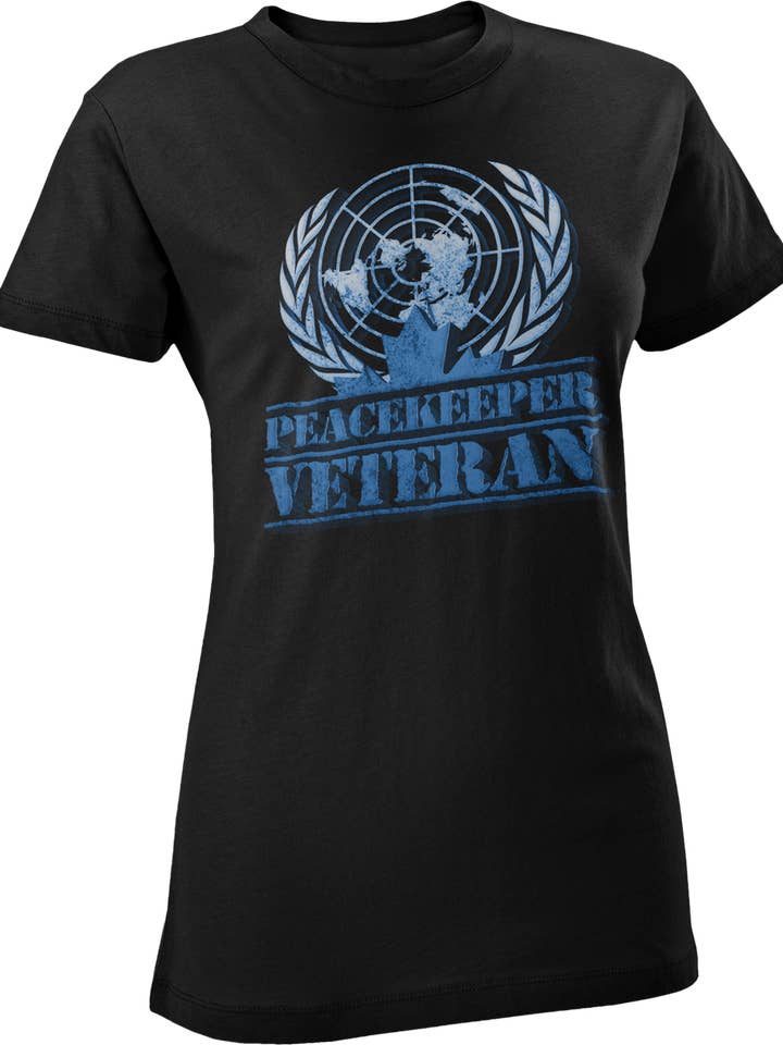 Peacekeeper - Veteran Women's T-Shirt for wholesale by Canada for Victory