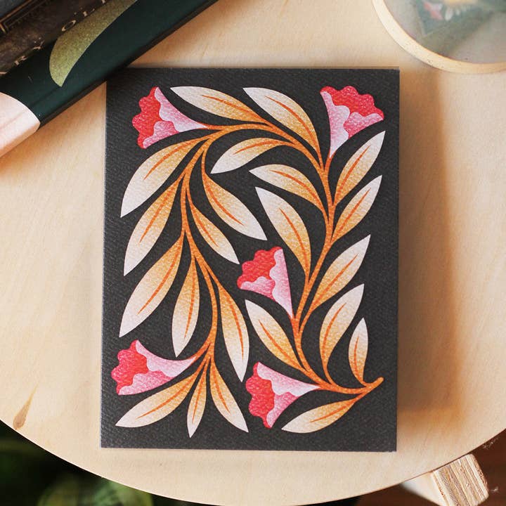 Julie Solvstrom Illustration - Wholesale Everyday Greeting Card - Floral Pink Flowers Greeting Card | Everyday Card | Nature3