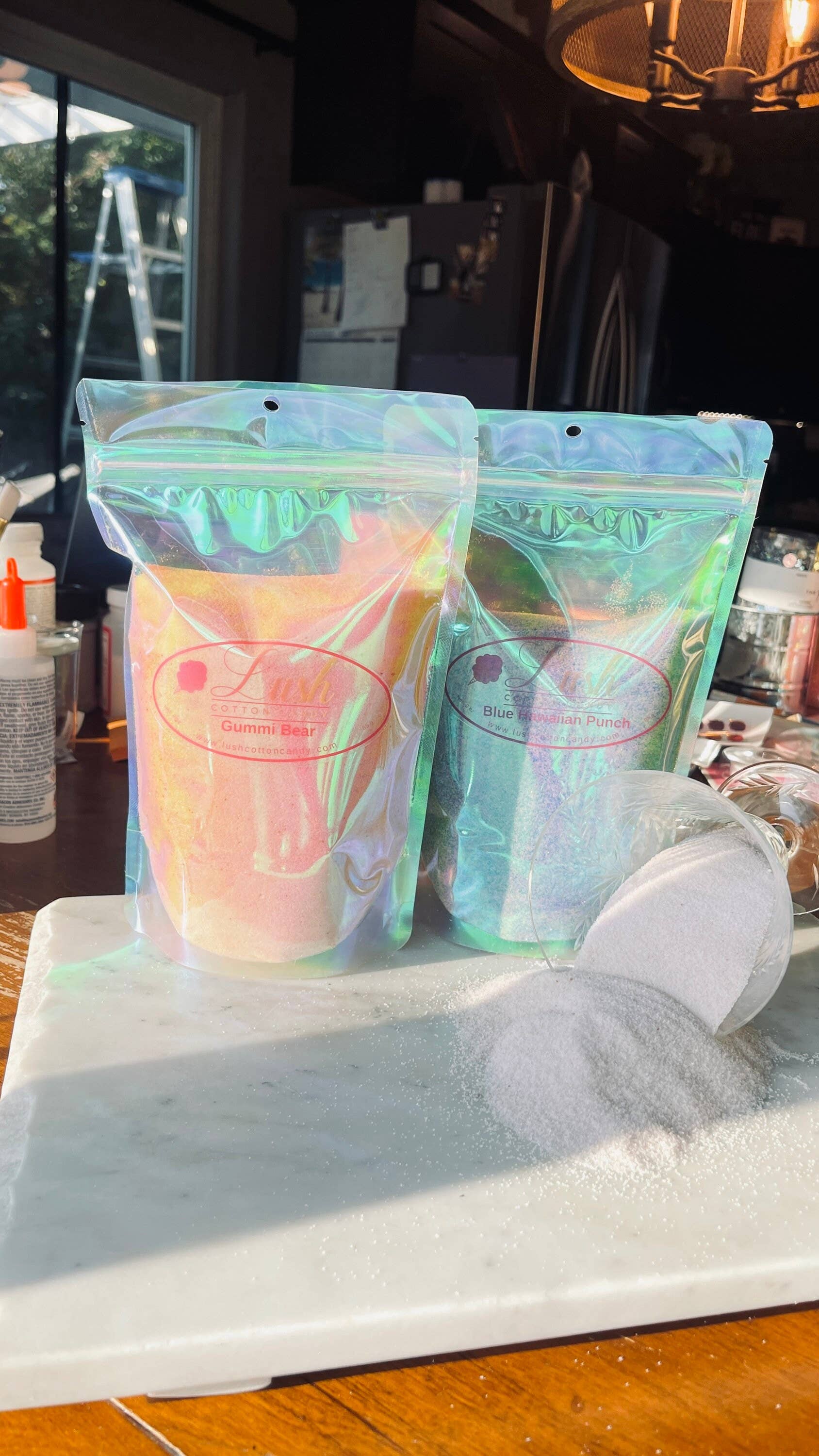 Lush Cotton Candy - Vente Barbes à papa - Nouveau** Sucre à barbe à papa Sugar Gourmet... à préparer4