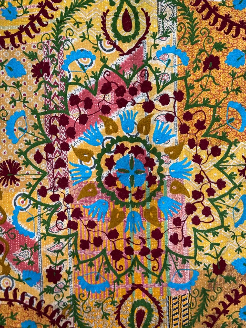 GYPSY STUDIO - Wholesale Quilt - Vintage Patchwork Kantha Quilt Suzani Wall Hanging Tapestry4